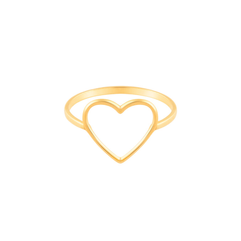 انگشتر طلا قلب تو خالی