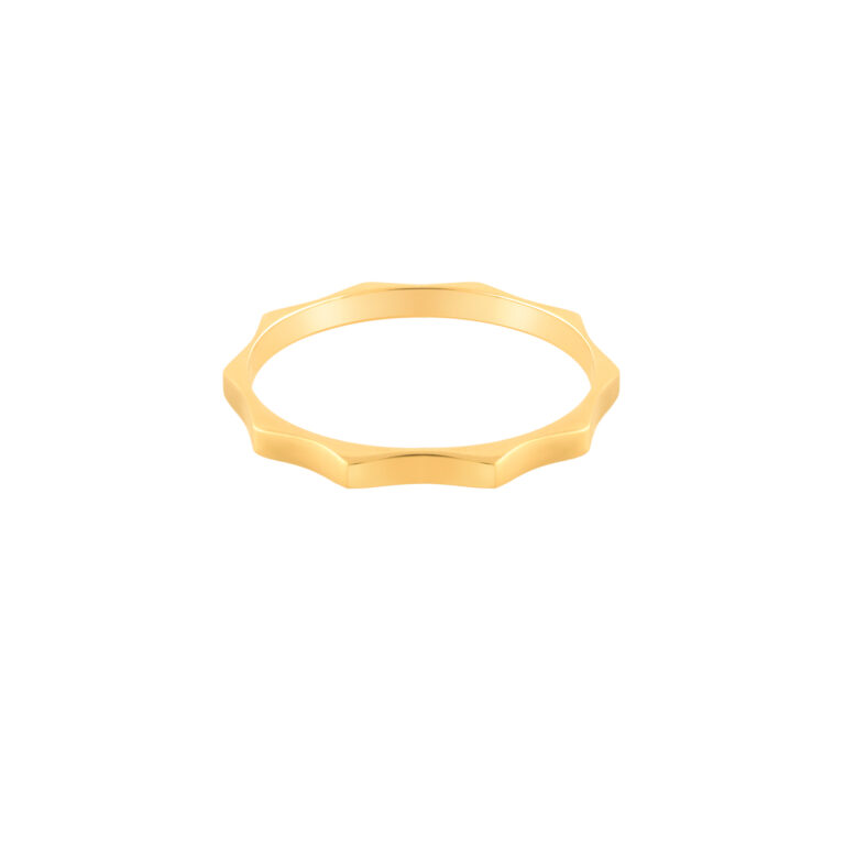 انگشتر طلا ده ضلعی