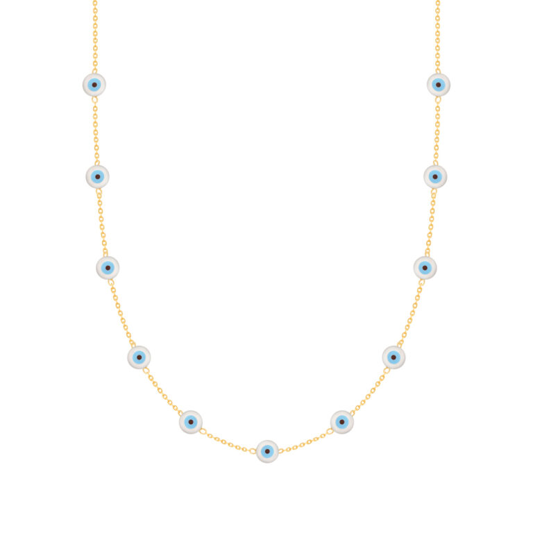 گردنبند طلا پانزده چشم