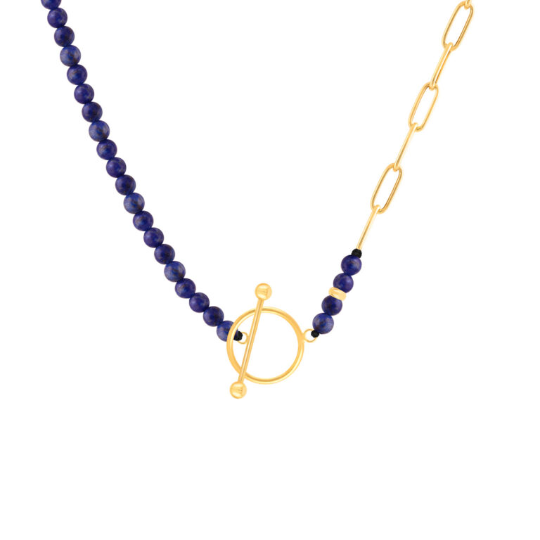 گردنبند طلا کادنا و لاجورد