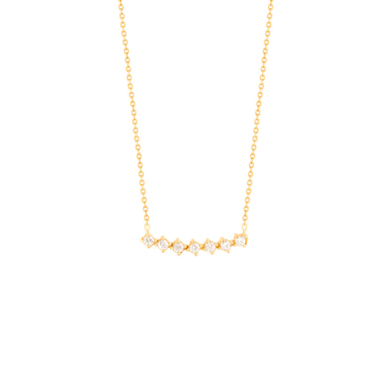 گردنبند طلا هفت نگین لونا