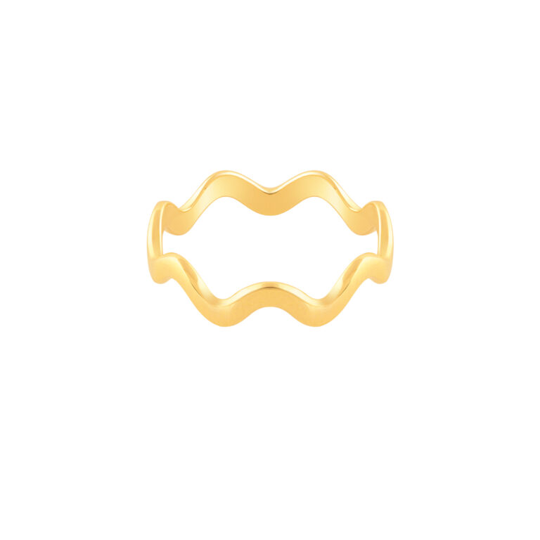 انگشتر طلا زیگزاگ