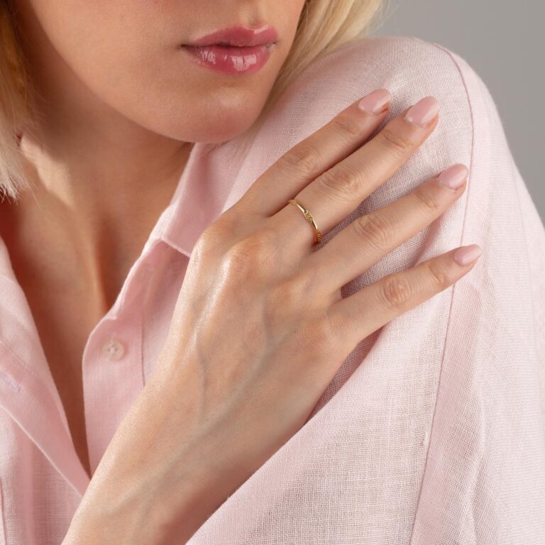 انگشتر طلا کامیلا