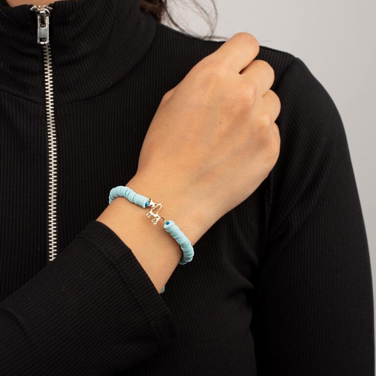 دستبند طلا سنگی هاپو فیمو