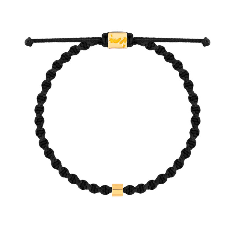 دستبند طلا بافت دی ان ای استوانه