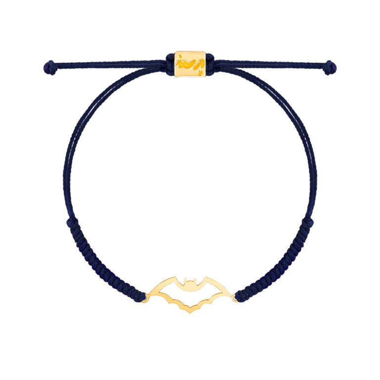 دستبند طلا بافت سرمه ای بتمن