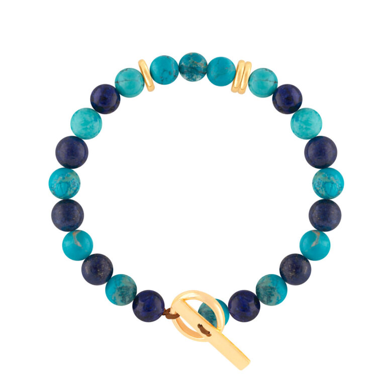 دستبند طلا سنگی نازلار