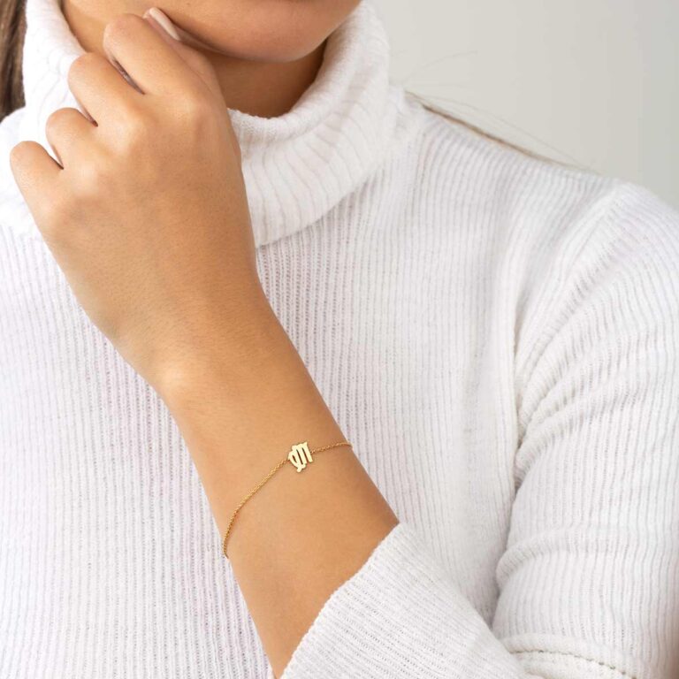 دستبند طلا ساین ماه شهریور