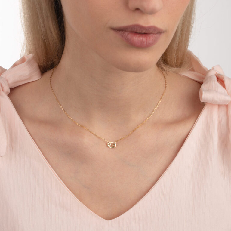 گردنبند طلا ساین ماه تیر