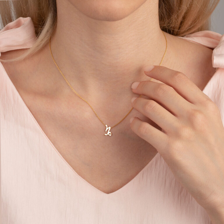 گردنبند طلا ساین ماه دی