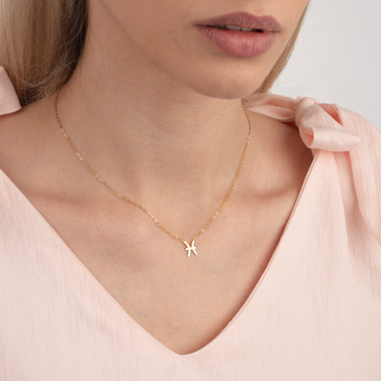 گردنبند طلا ساین ماه اسفند