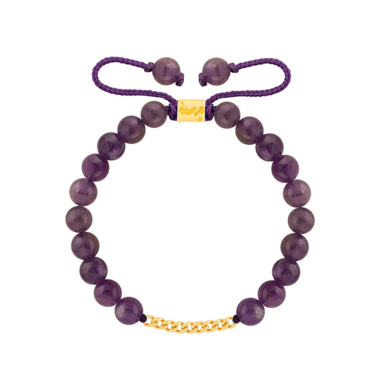 دستبند طلا سنگی دنیز