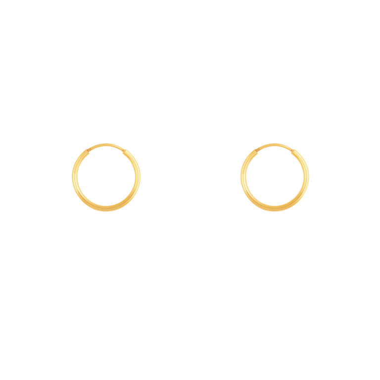 گوشواره طلا حلقه متوسط