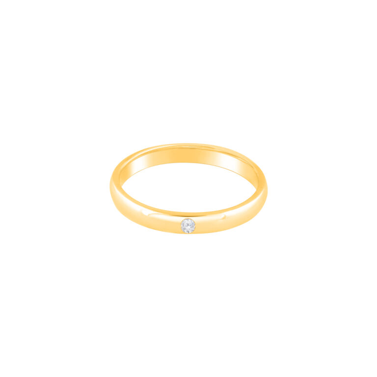 انگشتر طلا دامله تک نگین