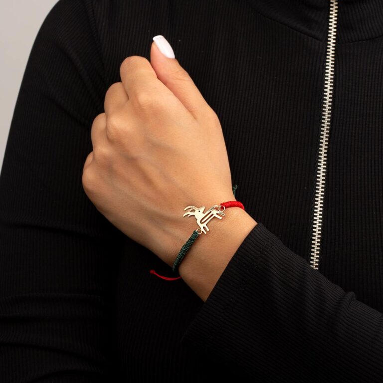 دستبند طلا بافت گوزن