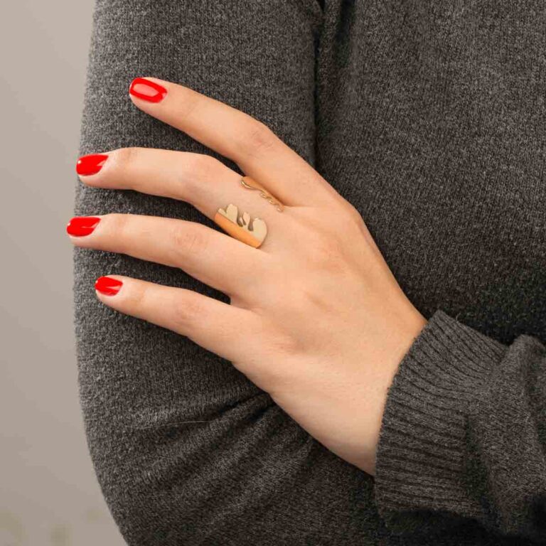 انگشتر طلا چنگ