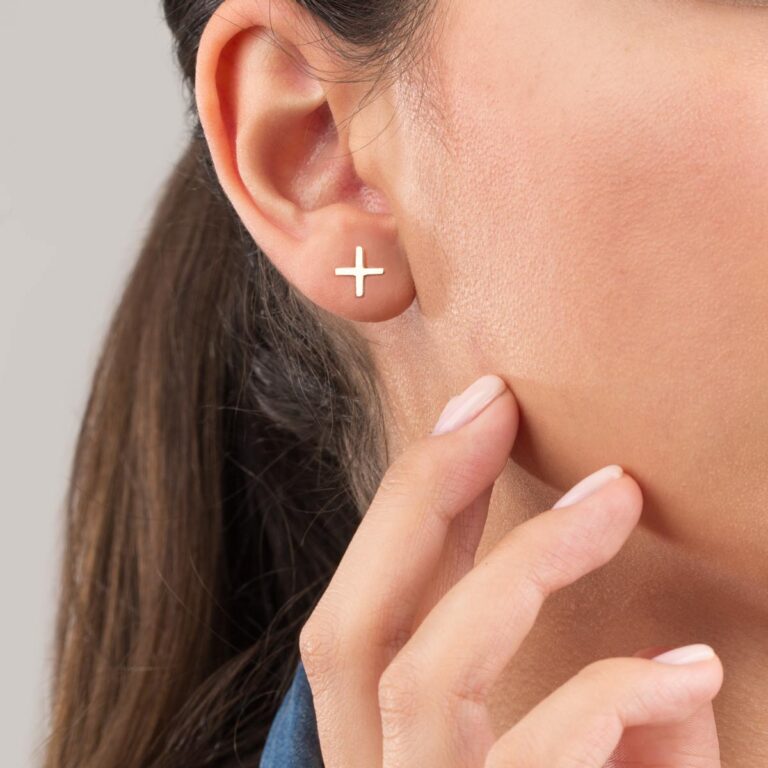 گوشواره طلا پلاس