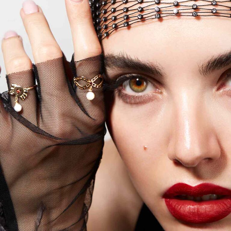 انگشتر طلا فیل و مروارید