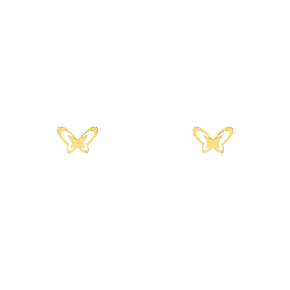 گوشواره طلا پروانه هانا