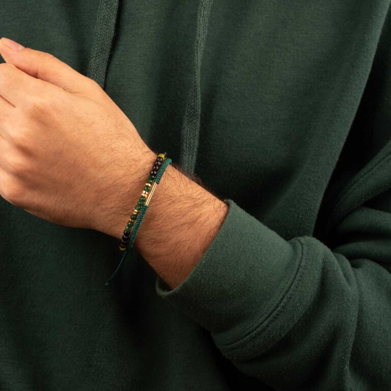 دستبند طلا بافت آرنوش