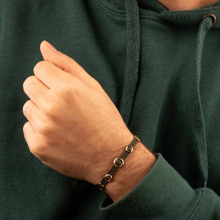 دستبند طلا بافت استفان