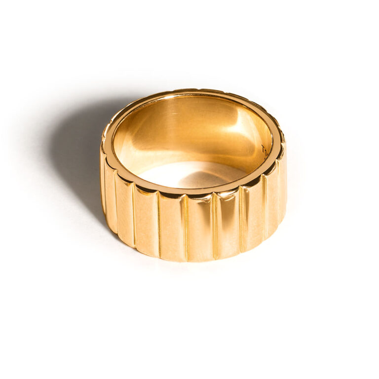 انگشتر طلا سارنگ نارنجی