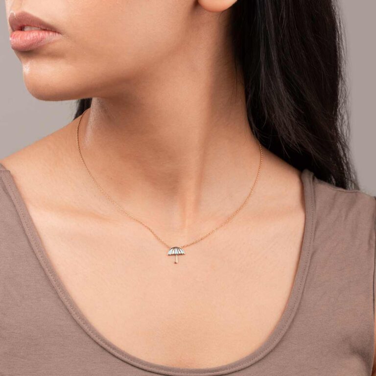 گردنبند طلا چتر