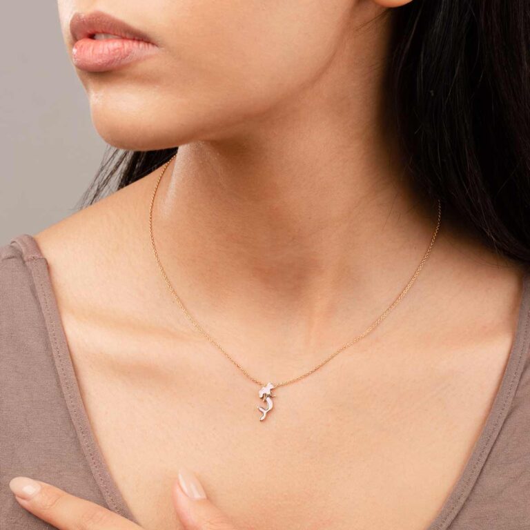 گردنبند طلا پری دریایی