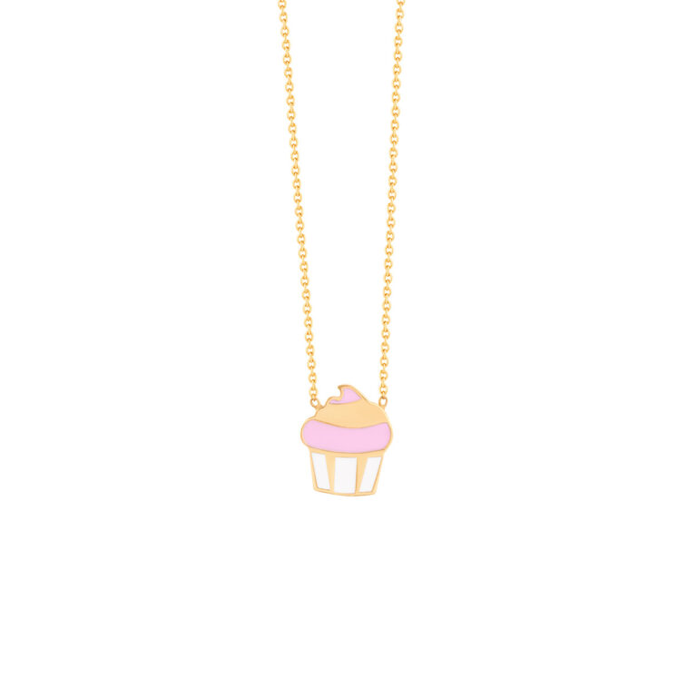 گردنبند طلا کاپ کیک