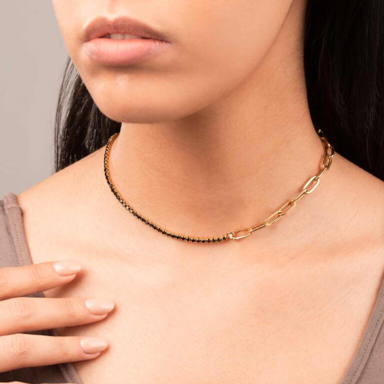 گردنبند طلا الهه ماه