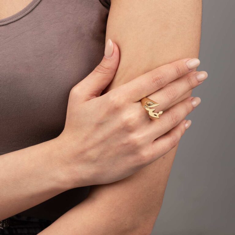 انگشتر طلا خدا