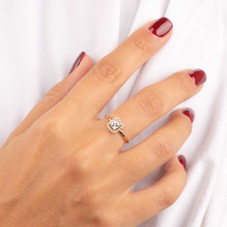 انگشتر طلا کلارا