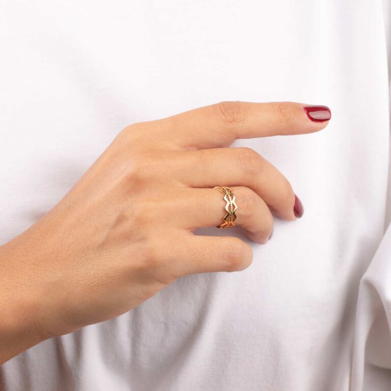 انگشتر طلا لیدیا