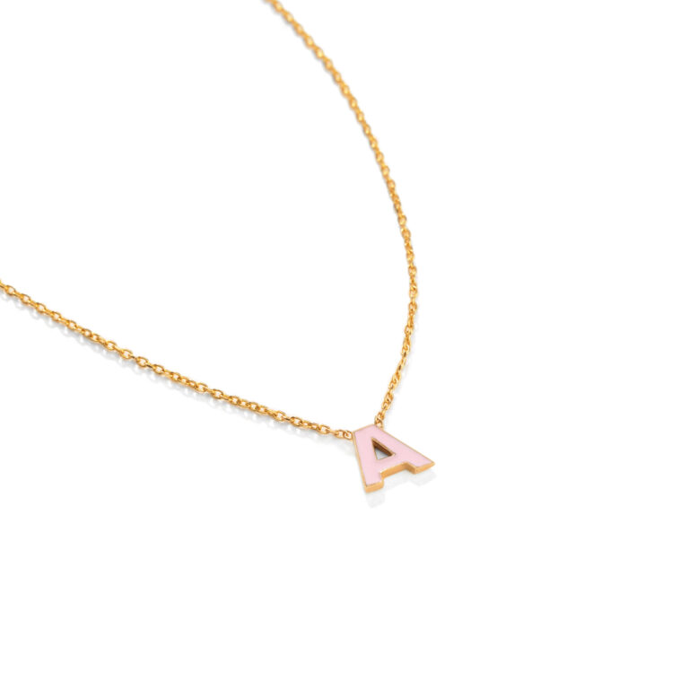 گردنبند طلا حرف ''A"