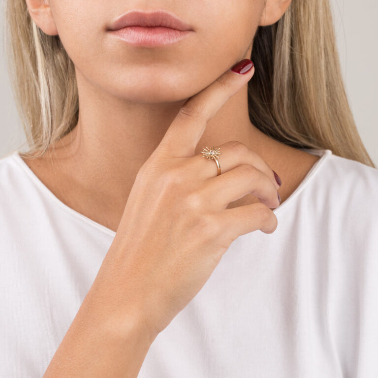 انگشتر طلا لیدان