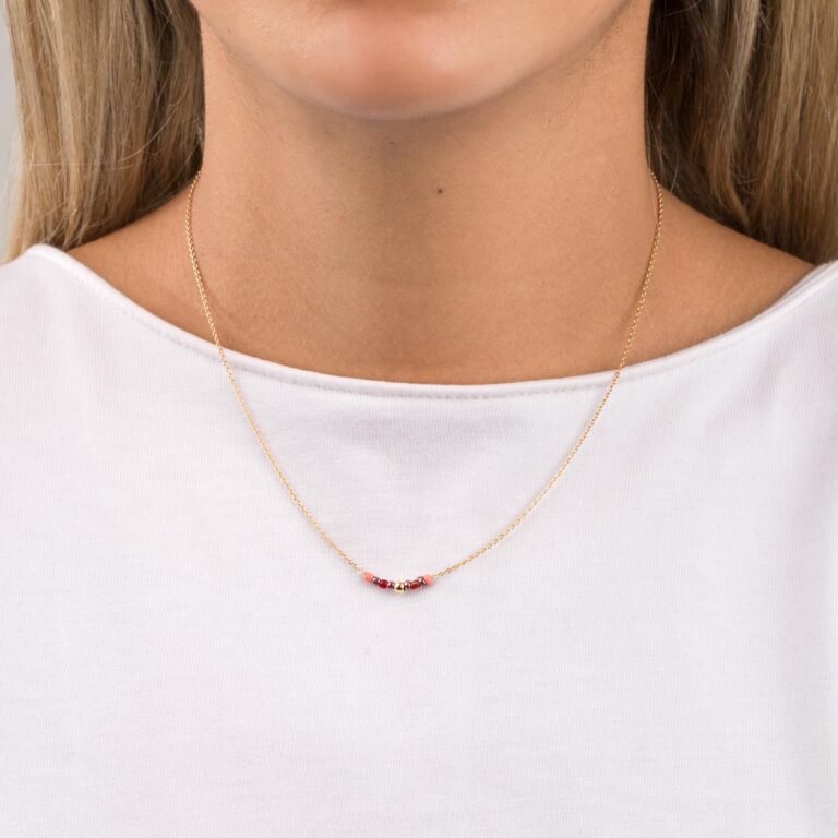 گردنبند طلا فلور