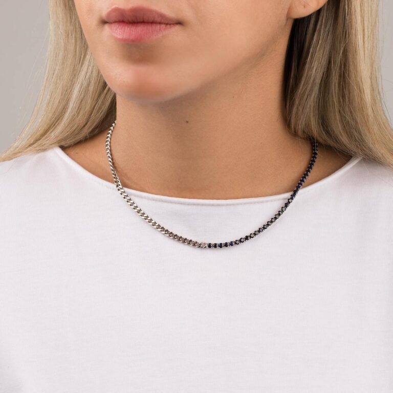 گردنبند طلا گلِ ناز