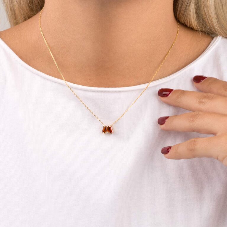 گردنبند طلا آلیسا زرشکی