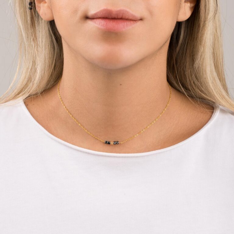 گردنبند طلا ژالین