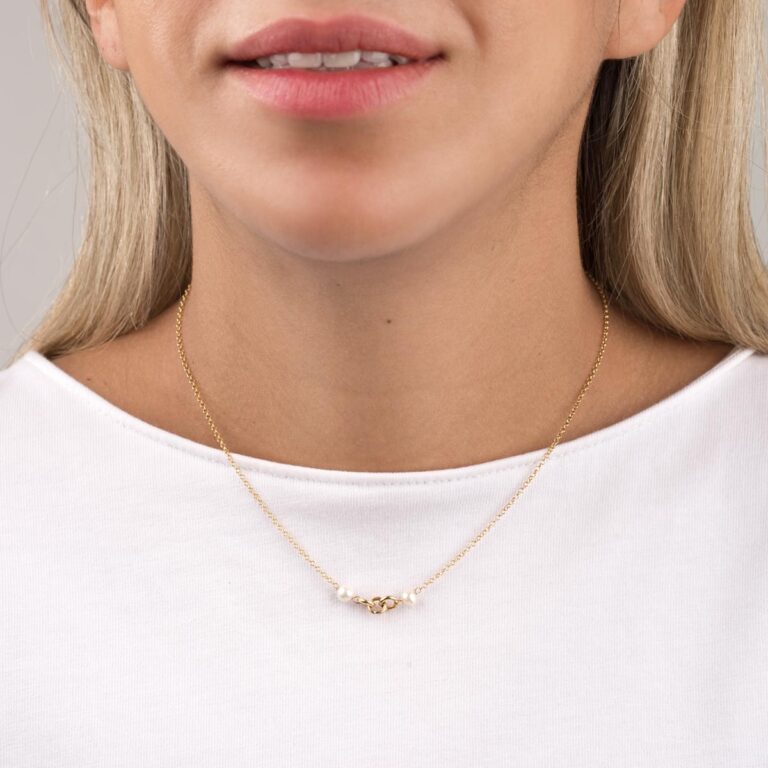 گردنبند طلا روبی