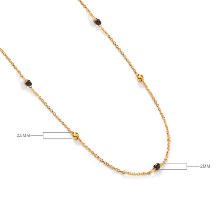 گردنبند منجوقی آرمیتا مشکی