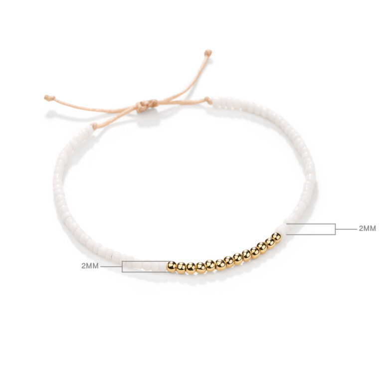 دستبند طلا سنگی ۱۳ گوی