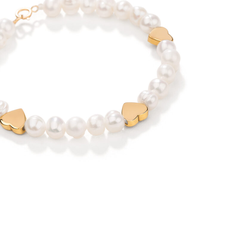 دستبند سنگی ۳ قلب