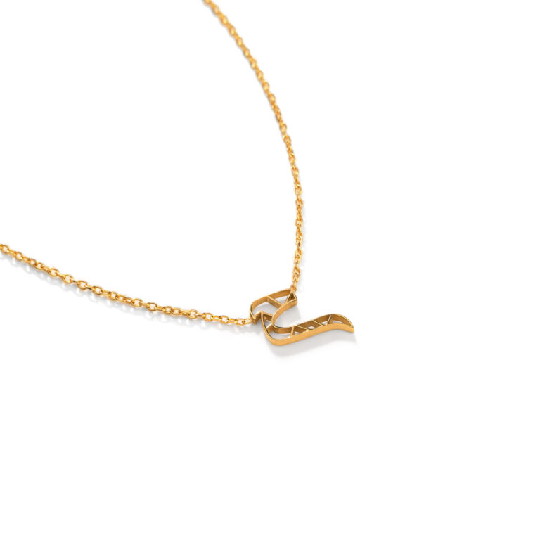 گردنبند طلا 'م'