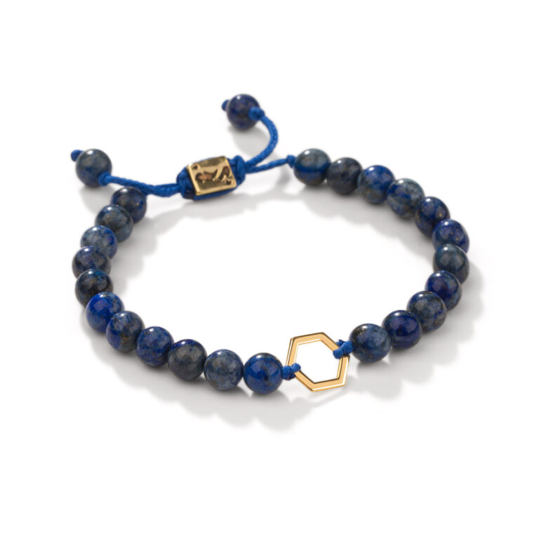 دستبند طلا ۶ ضلعی