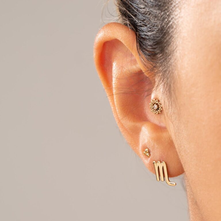 گوشواره طلا ساین ماه آبان