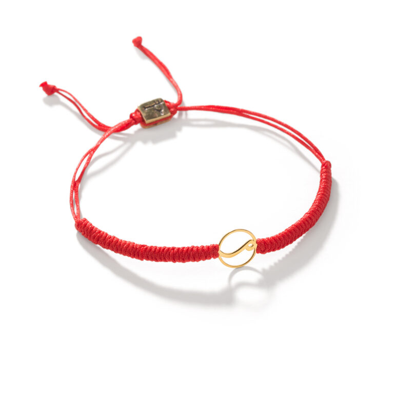 دستبند طلا بافت ''م''