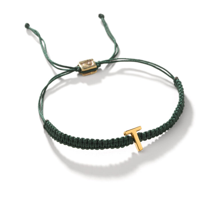 دستبند طلا بافت '' T ''