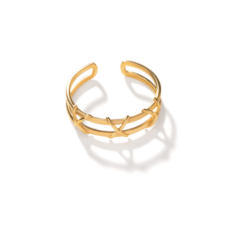 انگشتر طلا سیم خاردار