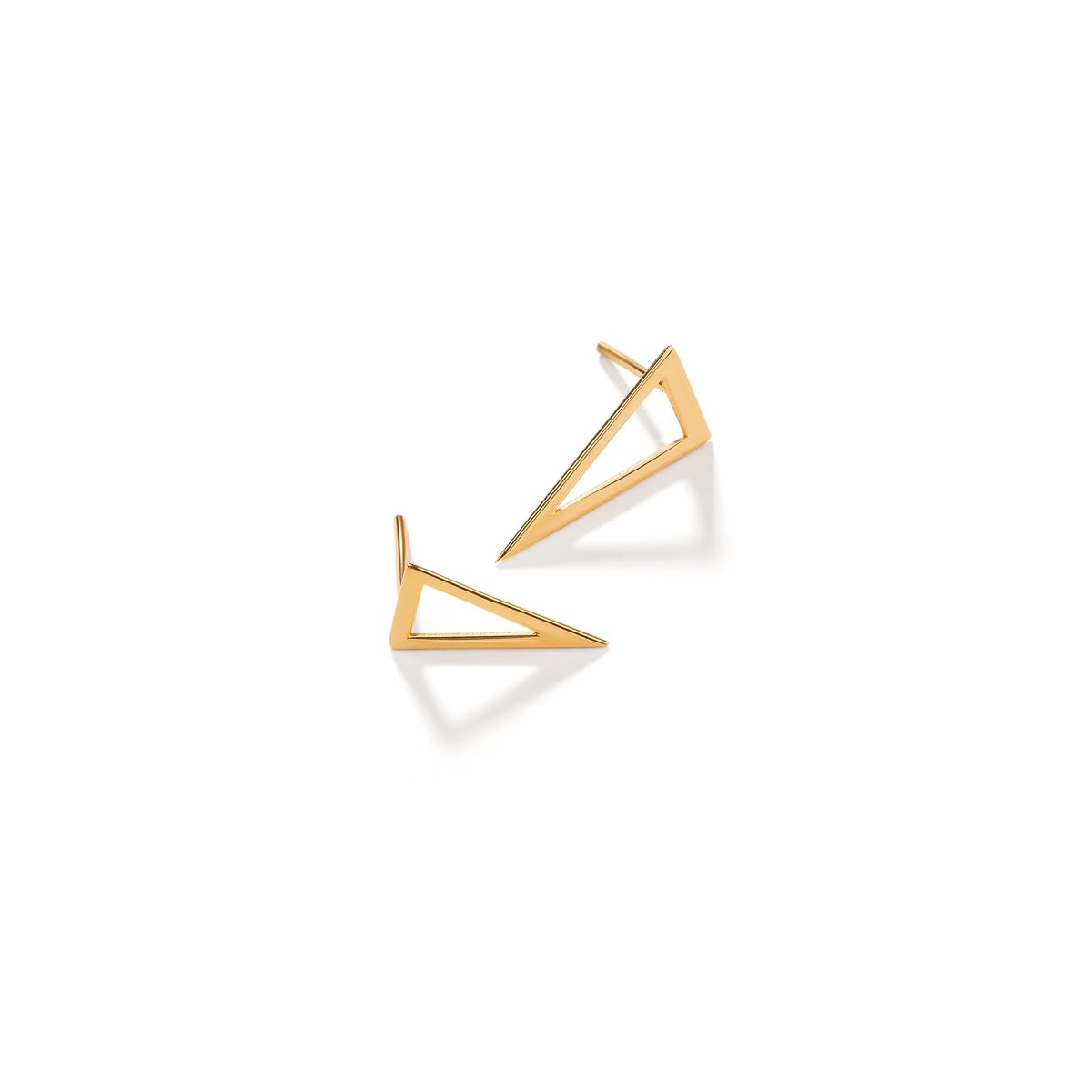 گوشواره طلا مثلث پارا